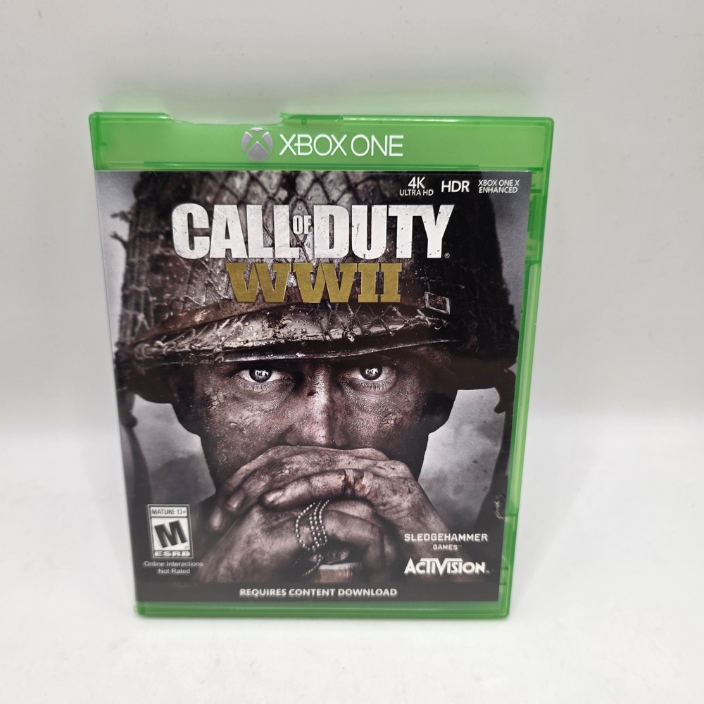 Activision Call of Duty WWII Xbox One 4K HDR FPS Shooter Military World War II